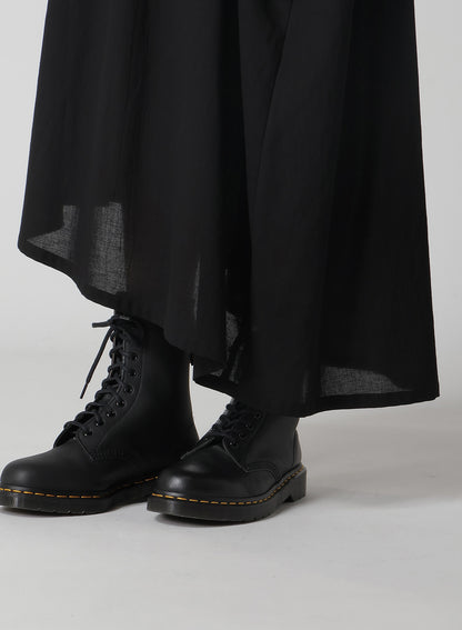 COTTON BOYLE VIYELLA RIGHT TUCKED ASYMMETERY SKIRT