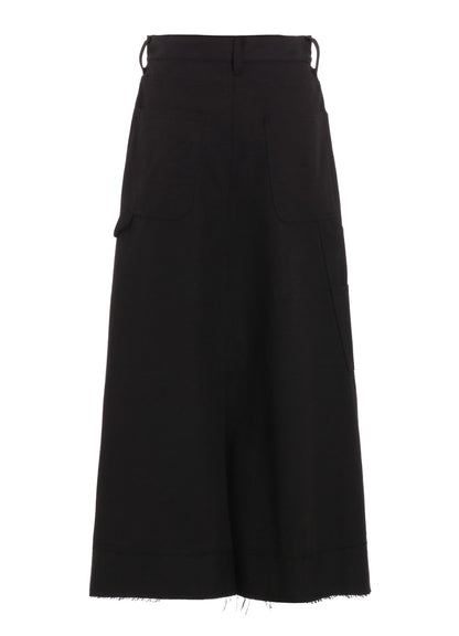 SLUB DUCK DENIM SKIRT