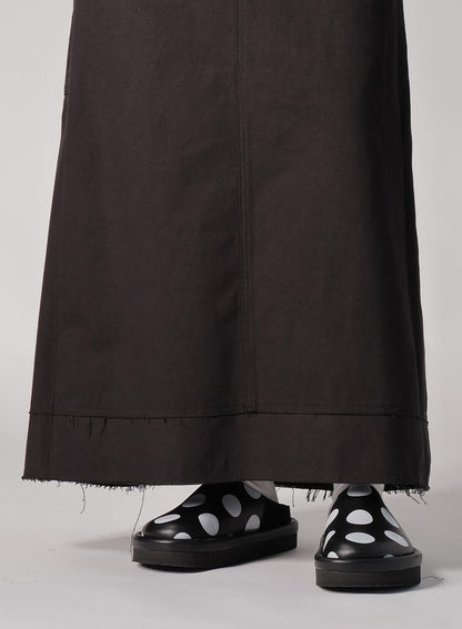 SLUB DUCK DENIM SKIRT