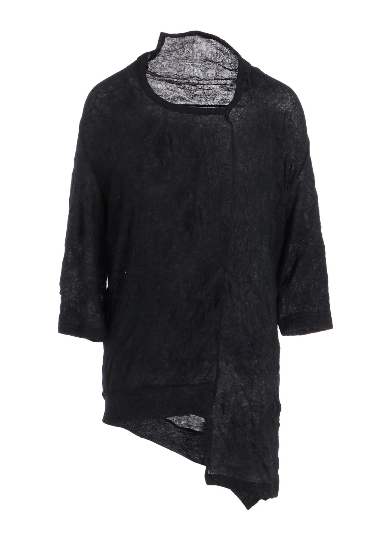 TUCK MILLING WRINKLE BACK DRAPE T