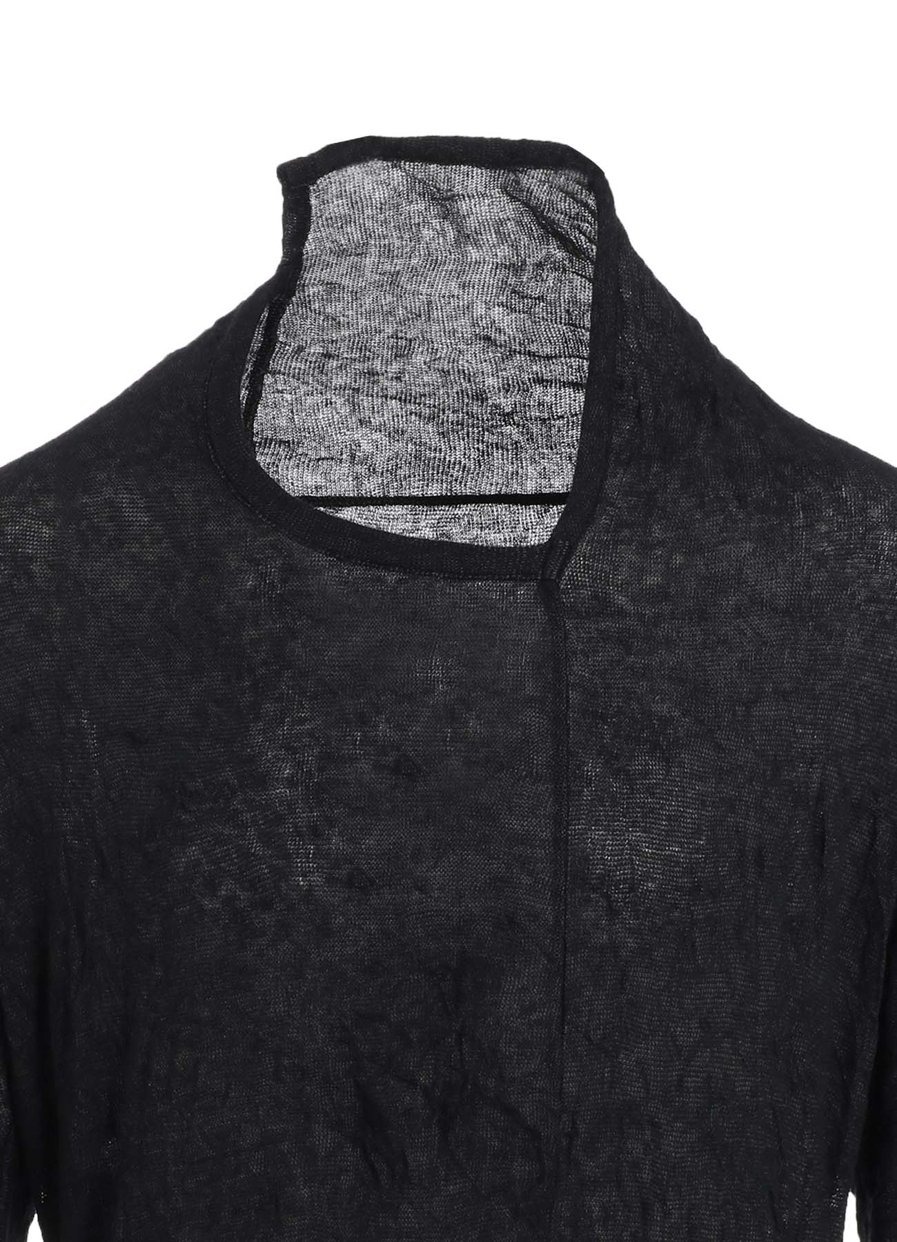 TUCK MILLING WRINKLE BACK DRAPE T