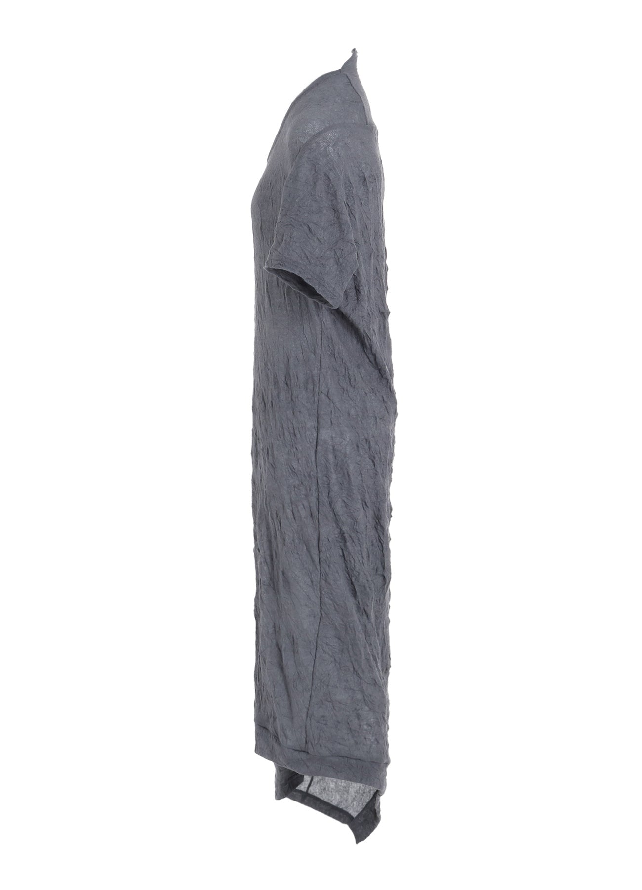 TUCK MILLING WRINKLE DRAPE DRESS