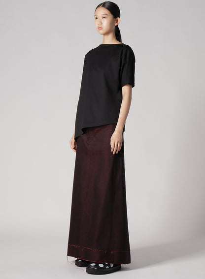 ULTIMA PLAIN STITCH HALF SLEEVE ARRANGED T