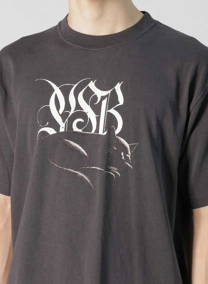 CAT PRINT T SHIRT B