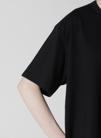 ANIMAL FLOCKED PRINT ROUND NECK SHORT SLEEVE T (RABBIT)