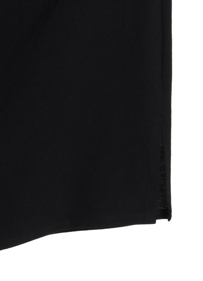 COTTON JERSEY CHAIN STITCH SLEEVELESS T