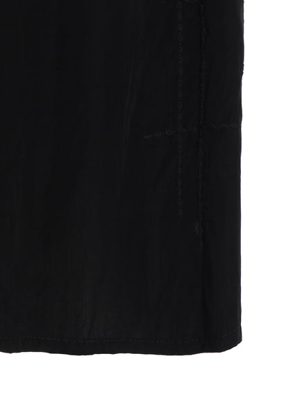 CUPRO/DUNGAREE BALLER LACE HOODIE VEST