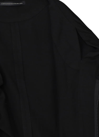 RAYON TWILL GATHERED BLOUSON