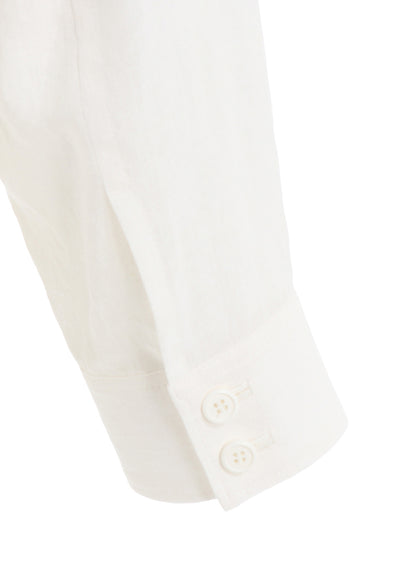 LINEN UNTWISTED LAWN GATHERED BLOUSON
