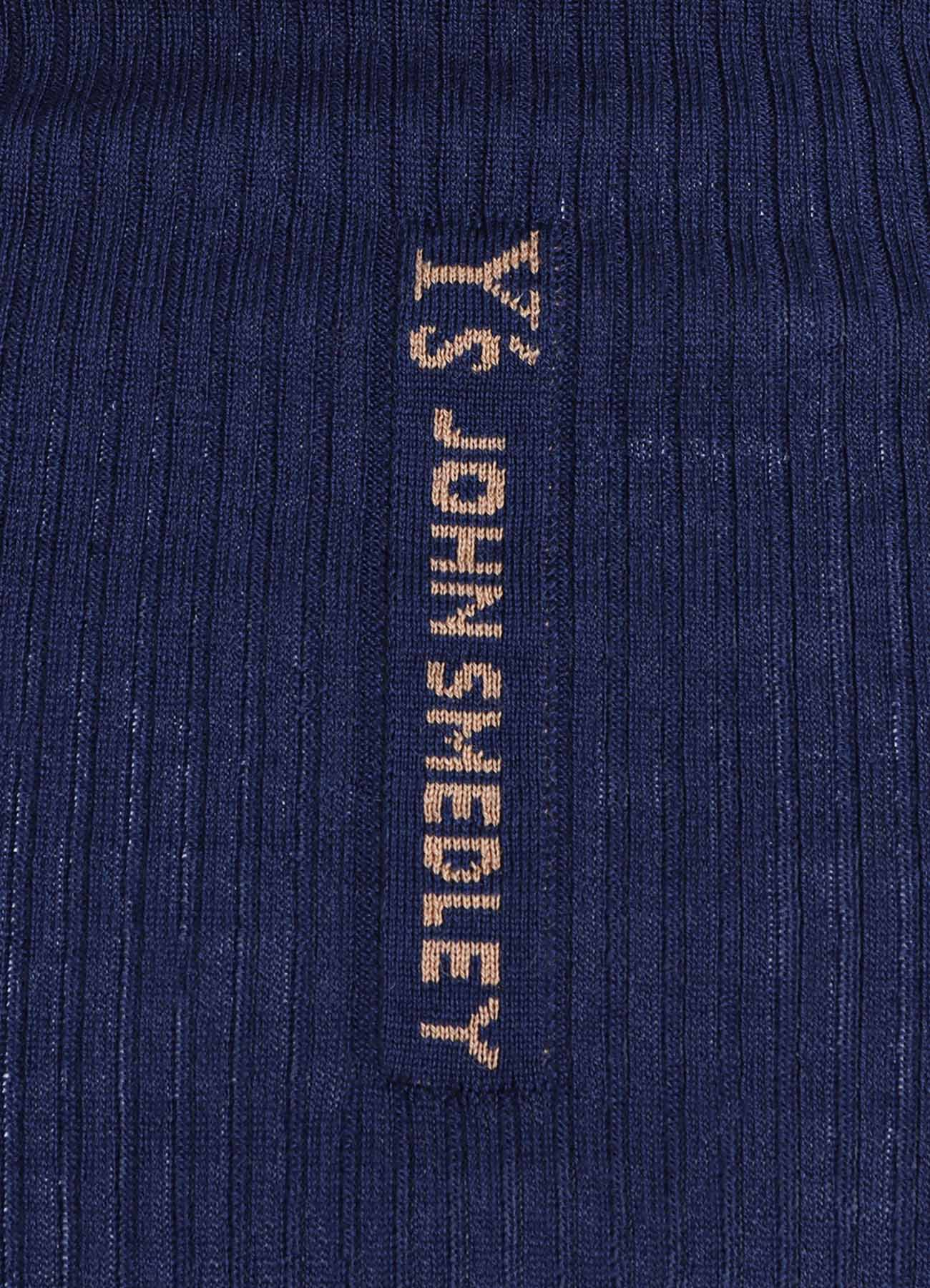 Y's × JOHN SMEDLEY BOTTLE NECK RIBBED KNIT