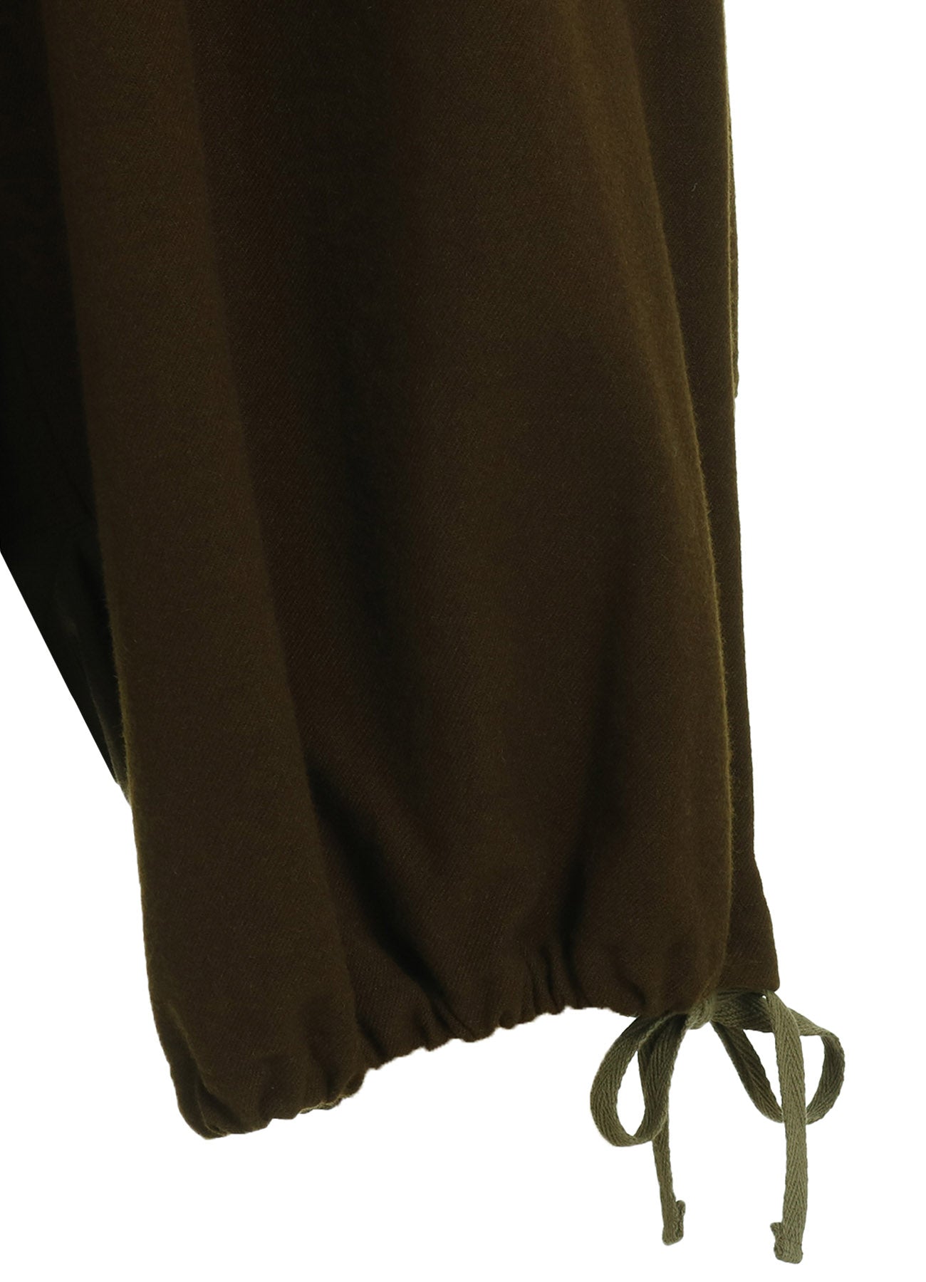 WOOL FLANNEL BALLOON PANTS