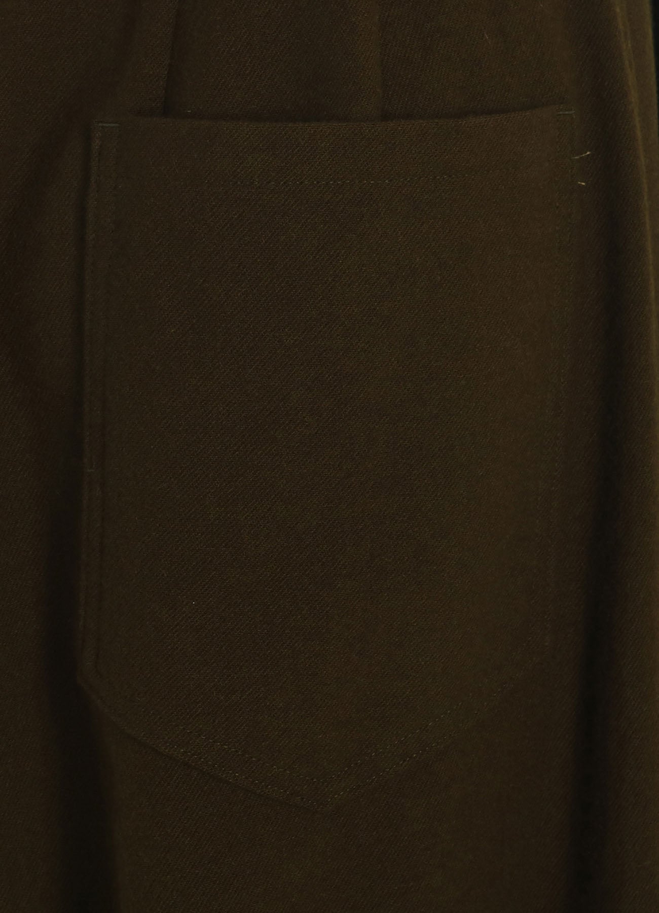 WOOL FLANNEL BALLOON PANTS