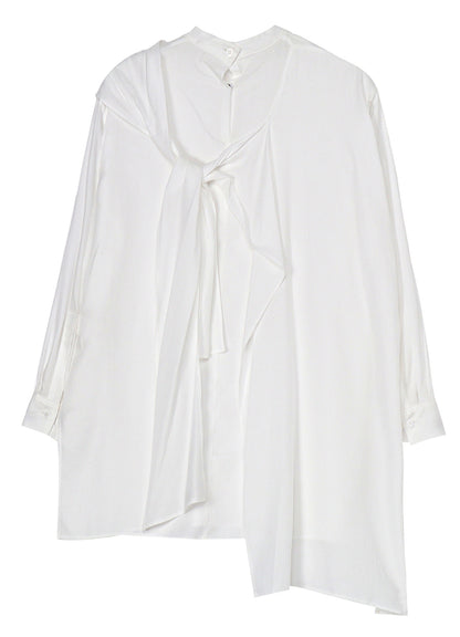 CELLULOSE VIYELLA BACK TIE BLOUSE