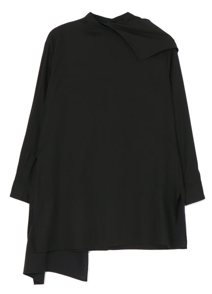 CELLULOSE VIYELLA BACK TIE BLOUSE