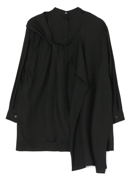 CELLULOSE VIYELLA BACK TIE BLOUSE