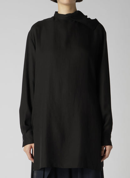 CELLULOSE VIYELLA BACK TIE BLOUSE