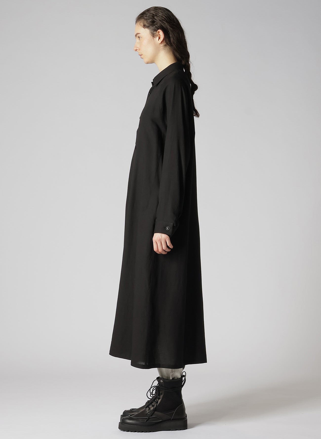 RY/LI SHEETING CHEST POCKET DRESS