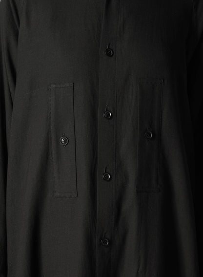 RY/LI SHEETING CHEST POCKET DRESS