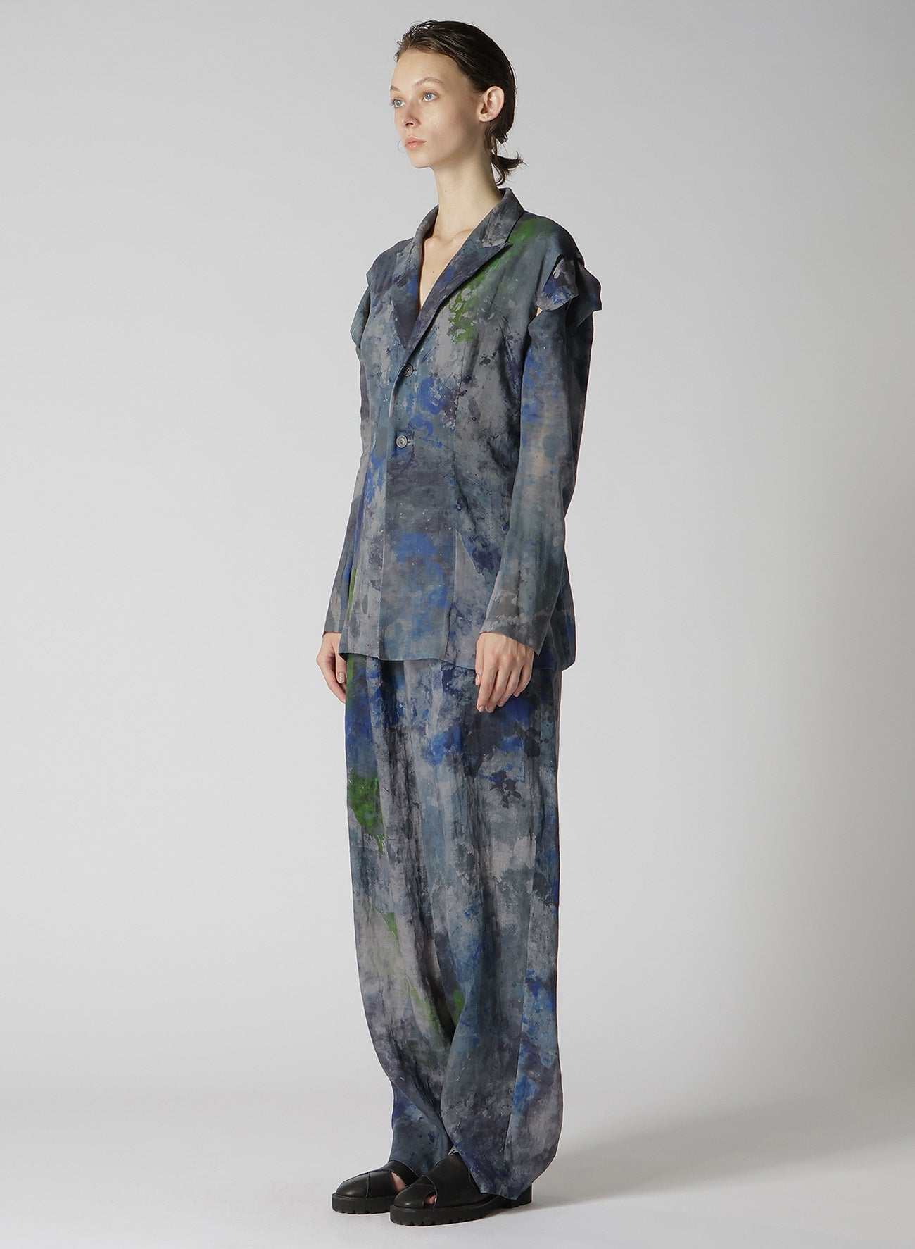 PAINT DESIGN SLEEVE HANG CLOTH JACKET