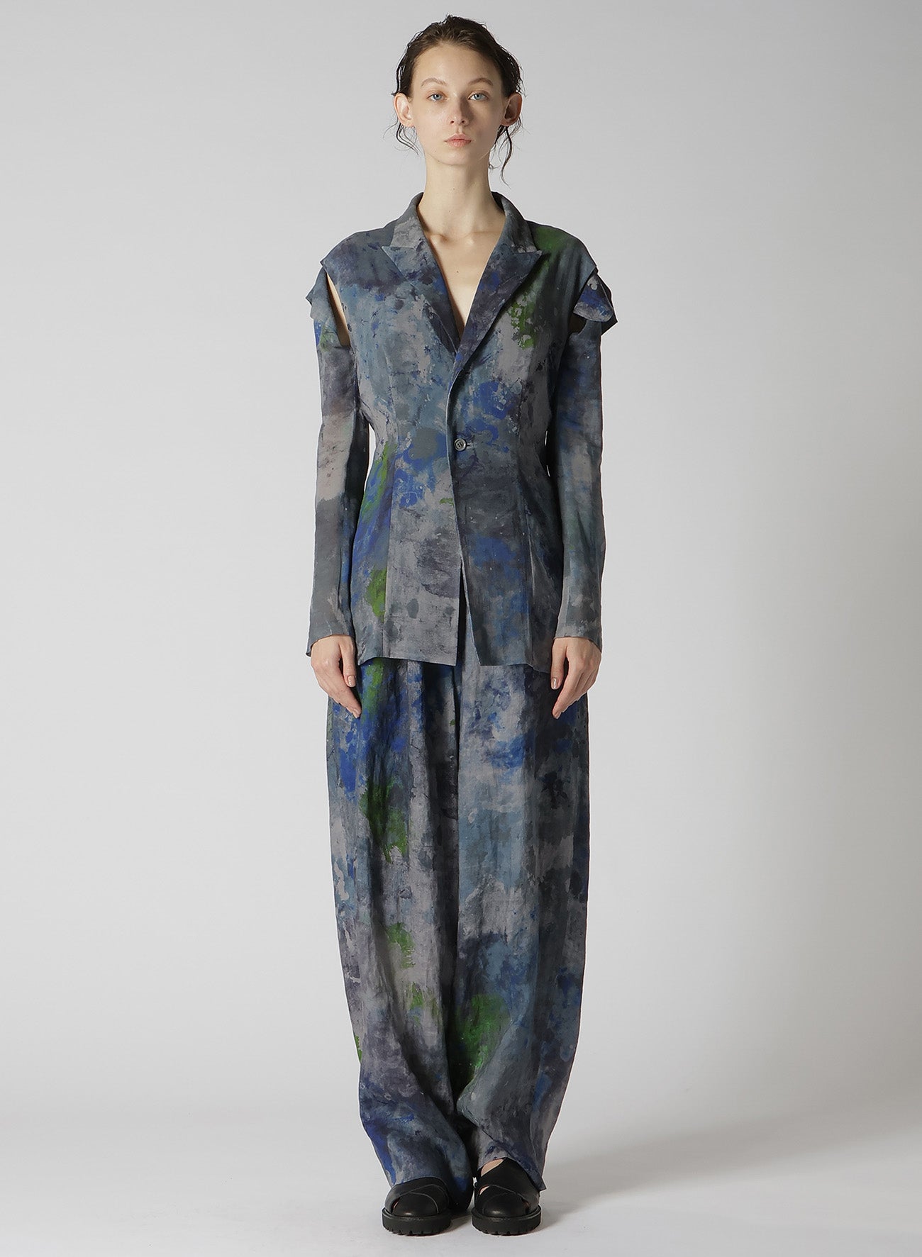 PAINT DESIGN SLEEVE HANG CLOTH JACKET