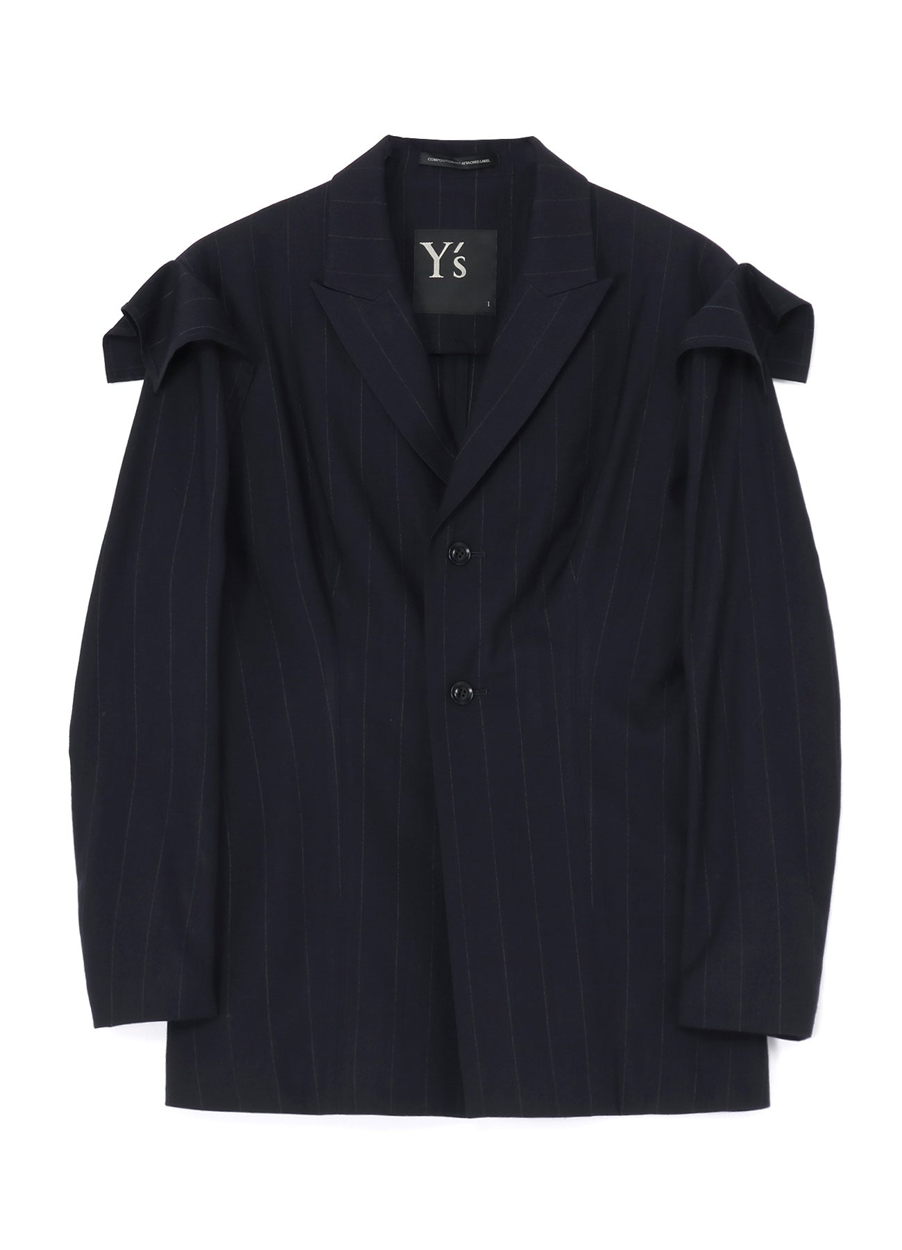 W/RY LIGHT STRIPE SLEEVE HANG CLOTH JACKET