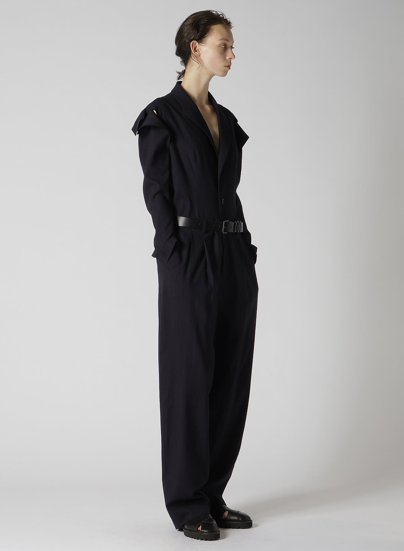 W/RY LIGHT STRIPE SLEEVE HANG CLOTH JACKET