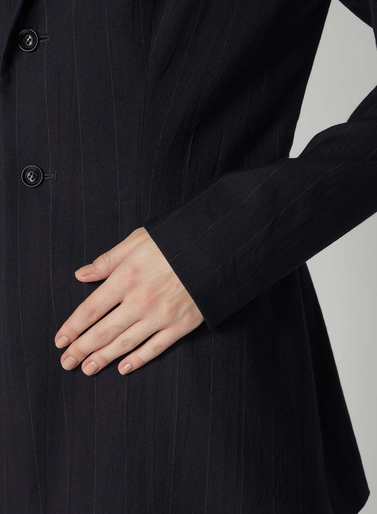 W/RY LIGHT STRIPE SLEEVE HANG CLOTH JACKET