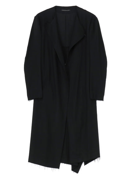 RAYON VIYELLA COLLARLESS JACKET