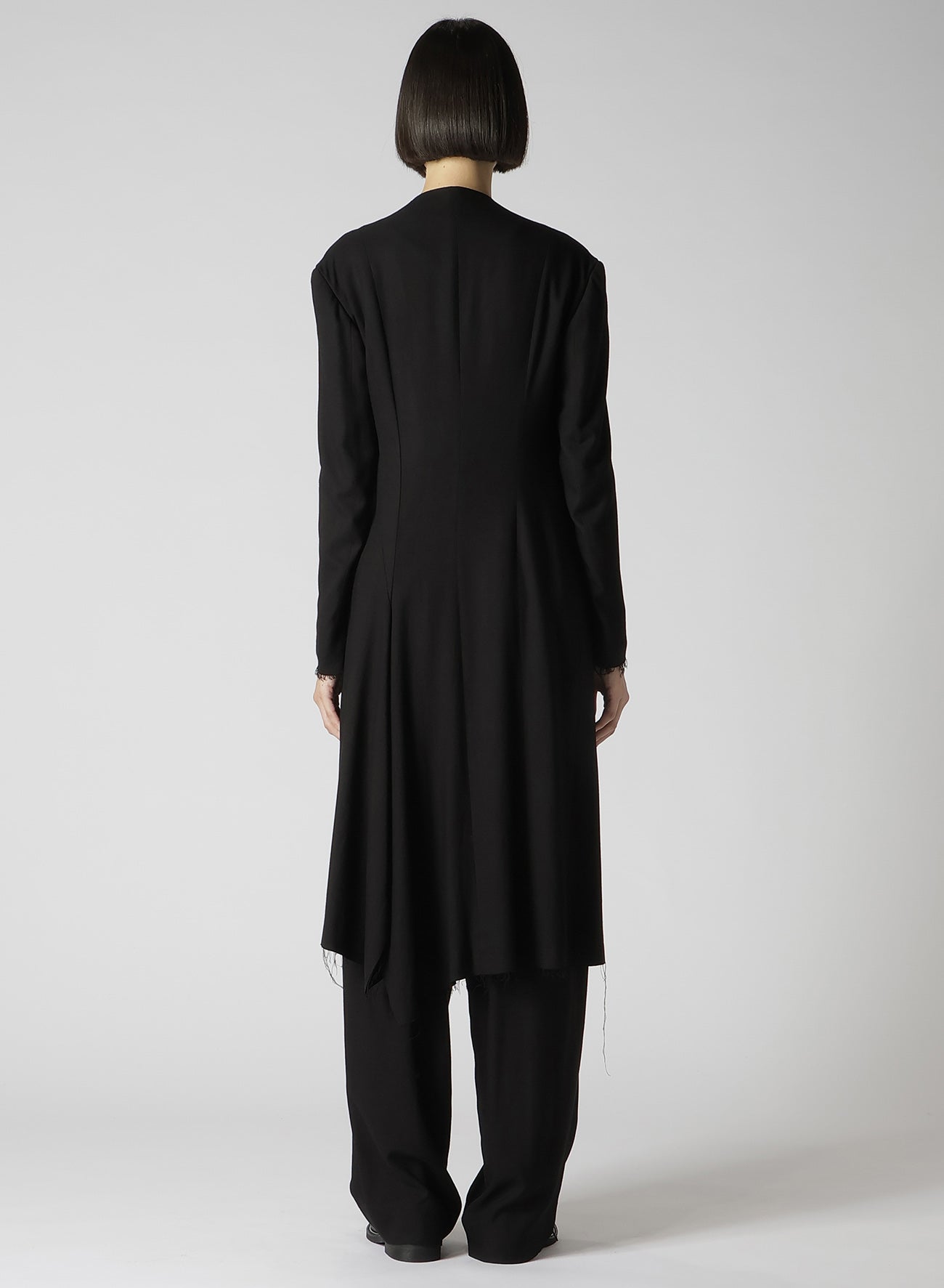 RAYON VIYELLA COLLARLESS JACKET