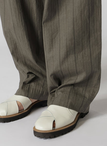 COTTON STRIPE INK DYED GURKHA PANTS