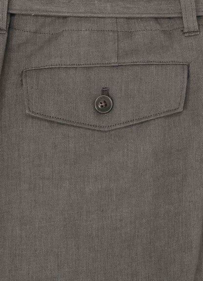 L/C INK DYED HEAVY DENIM BELTED PANTS