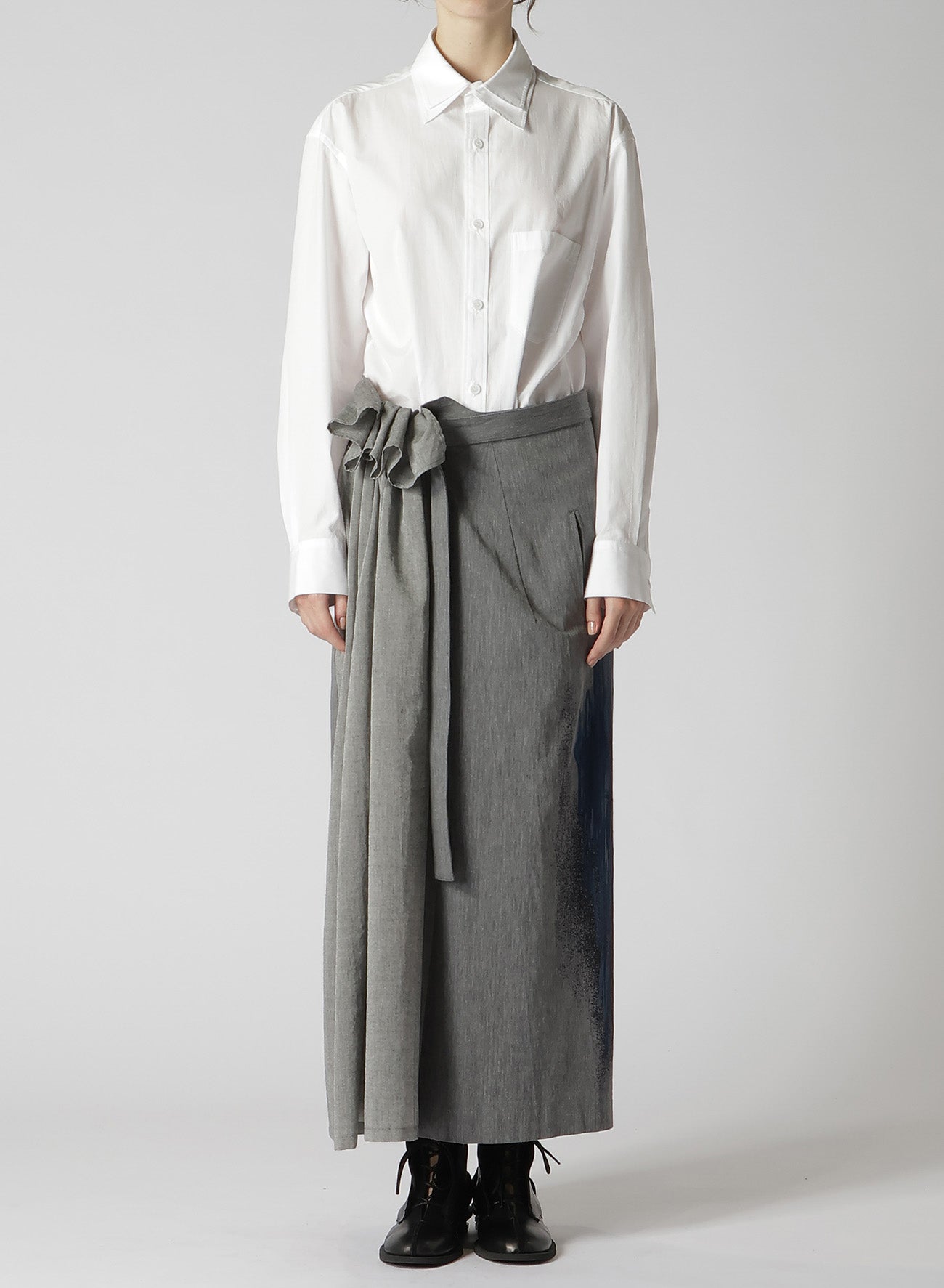 MINI HERRINGBONE BEE PRINT DOUBLE BELTED SKIRT