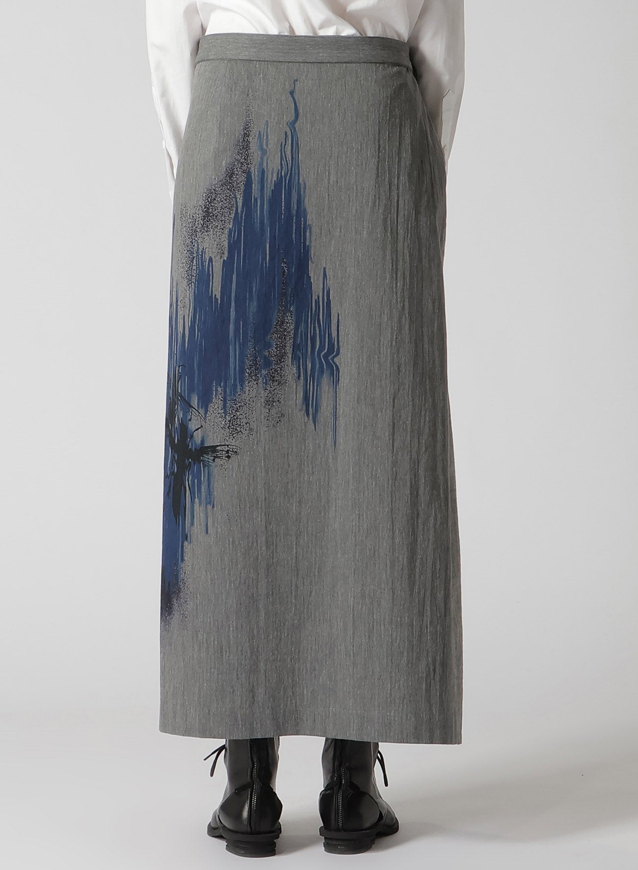 MINI HERRINGBONE BEE PRINT DOUBLE BELTED SKIRT