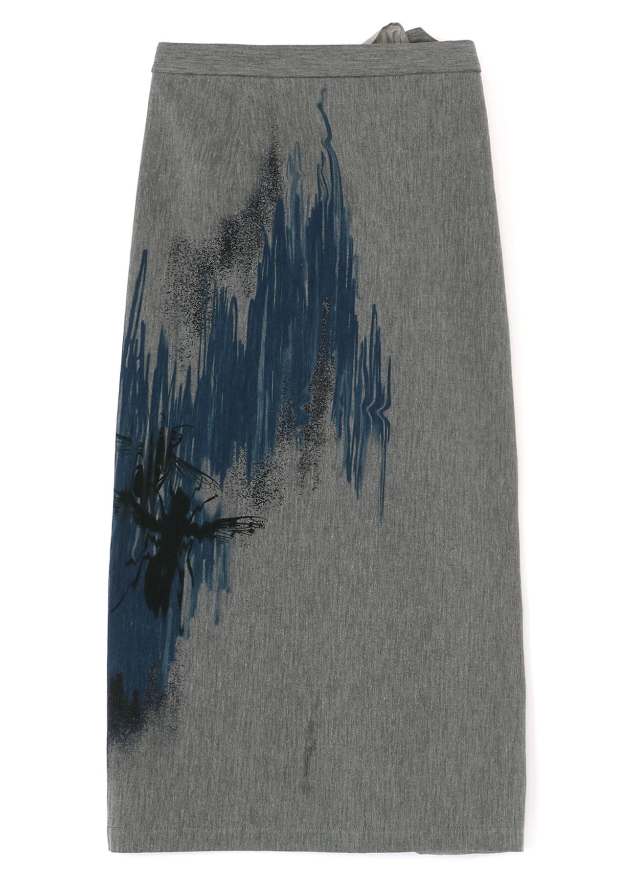 MINI HERRINGBONE BEE PRINT DOUBLE BELTED SKIRT