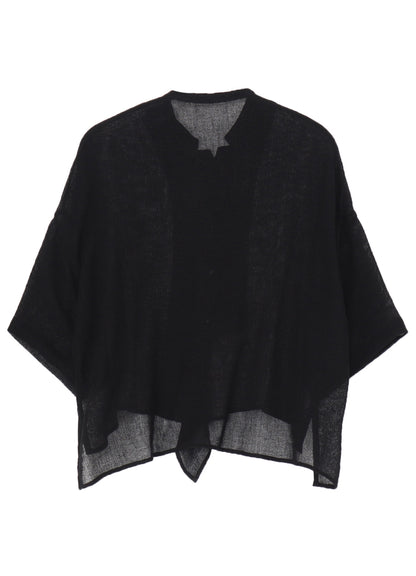 LENO CLOTH HALF SLEEVE BOX SHIRT