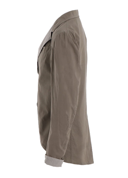 COTTON LAWN GARMENT DYE SWLLOWTAIL JACKET