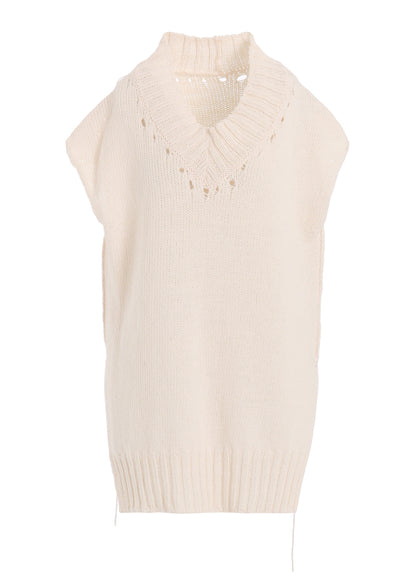 BROAD STITCH JERSEY LINKING VEST