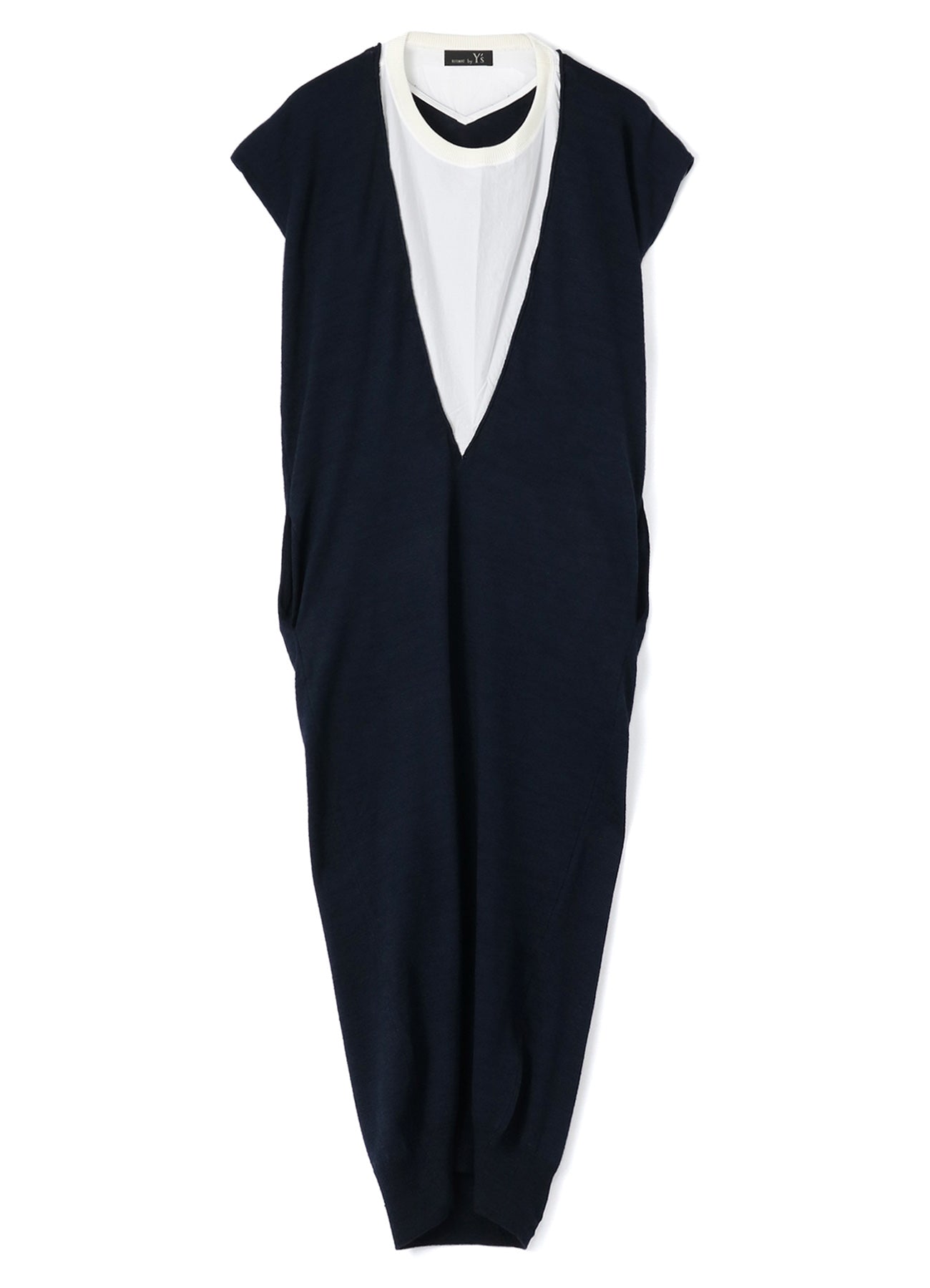 2/34Ry/Ny/Li12G1P PLAIN STITCH LAYER STYLE NO SLEEVE DRESS