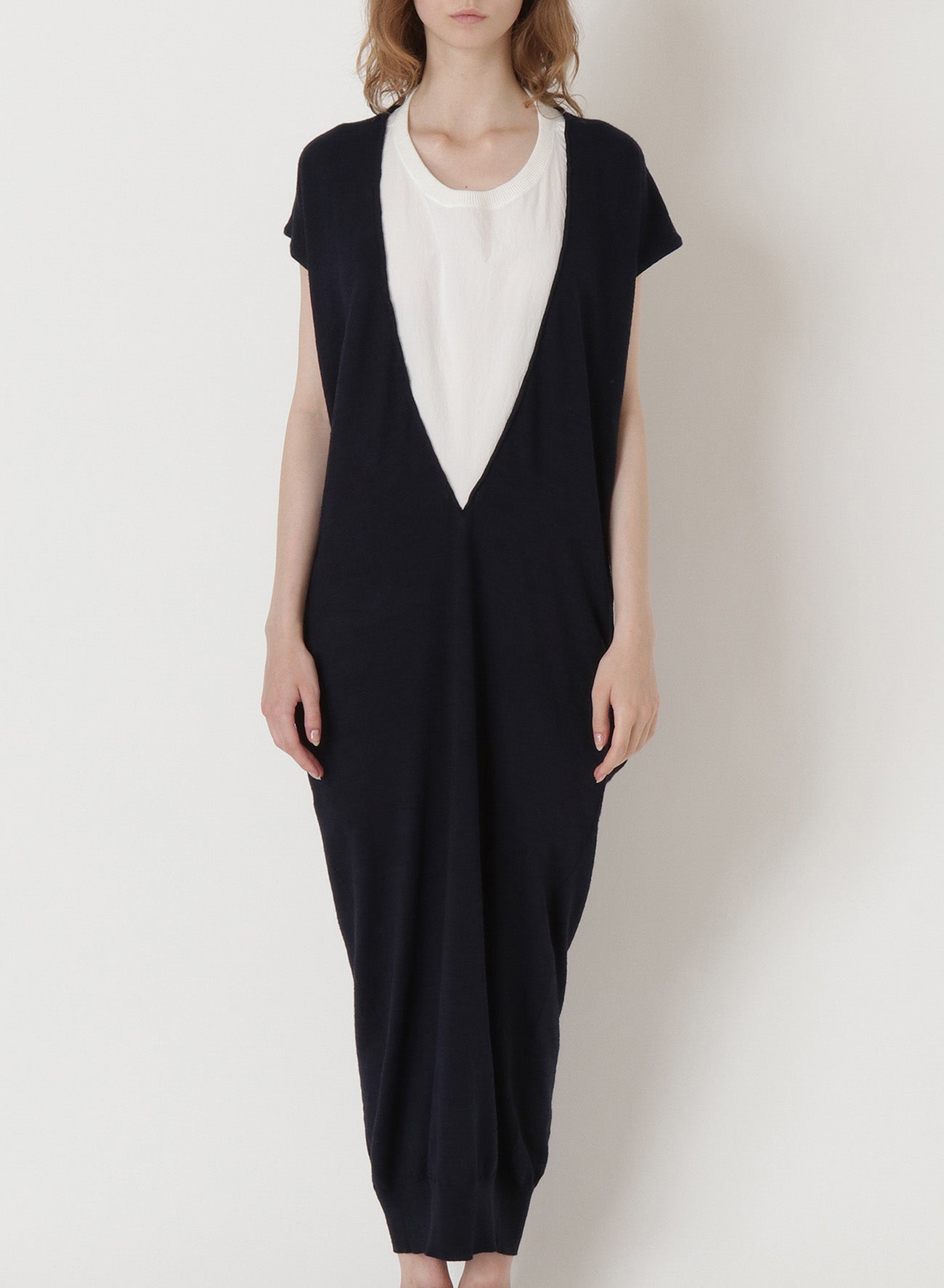 2/34Ry/Ny/Li12G1P PLAIN STITCH LAYER STYLE NO SLEEVE DRESS