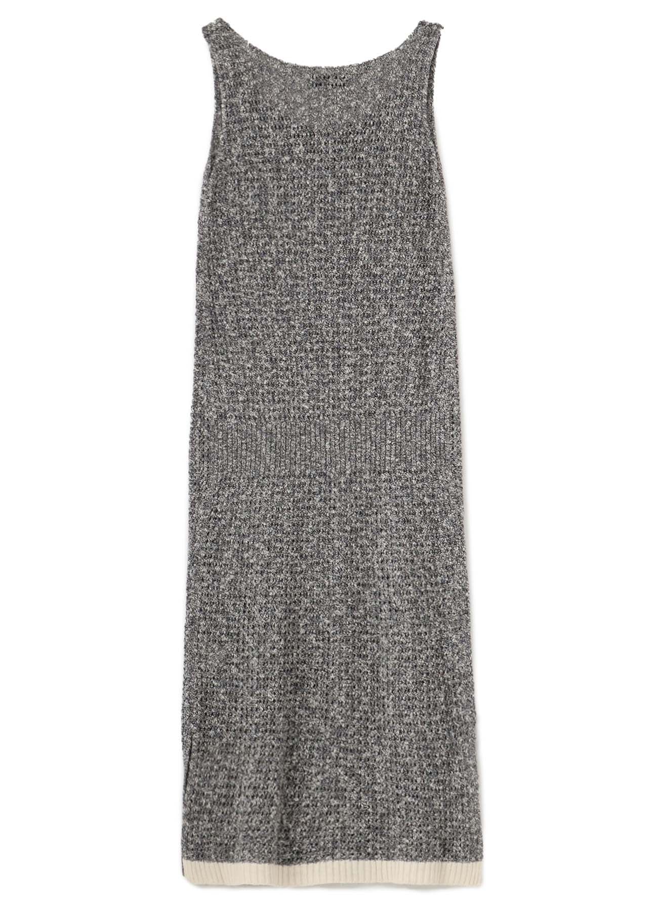 RISMATbyY's RIB COLOURED SLEEVE LESS DRESS