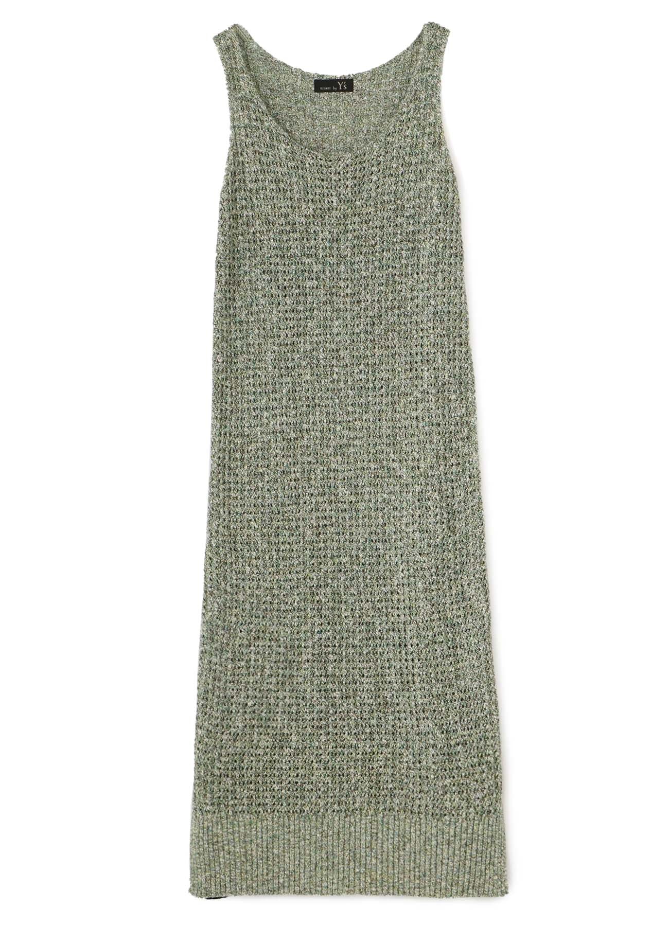 RISMATbyY's RIB COLOURED SLEEVE LESS DRESS