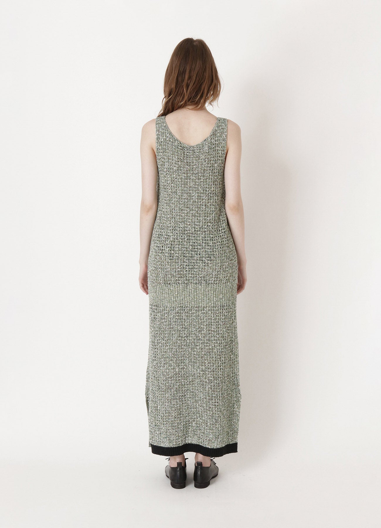 RISMATbyY's RIB COLOURED SLEEVE LESS DRESS
