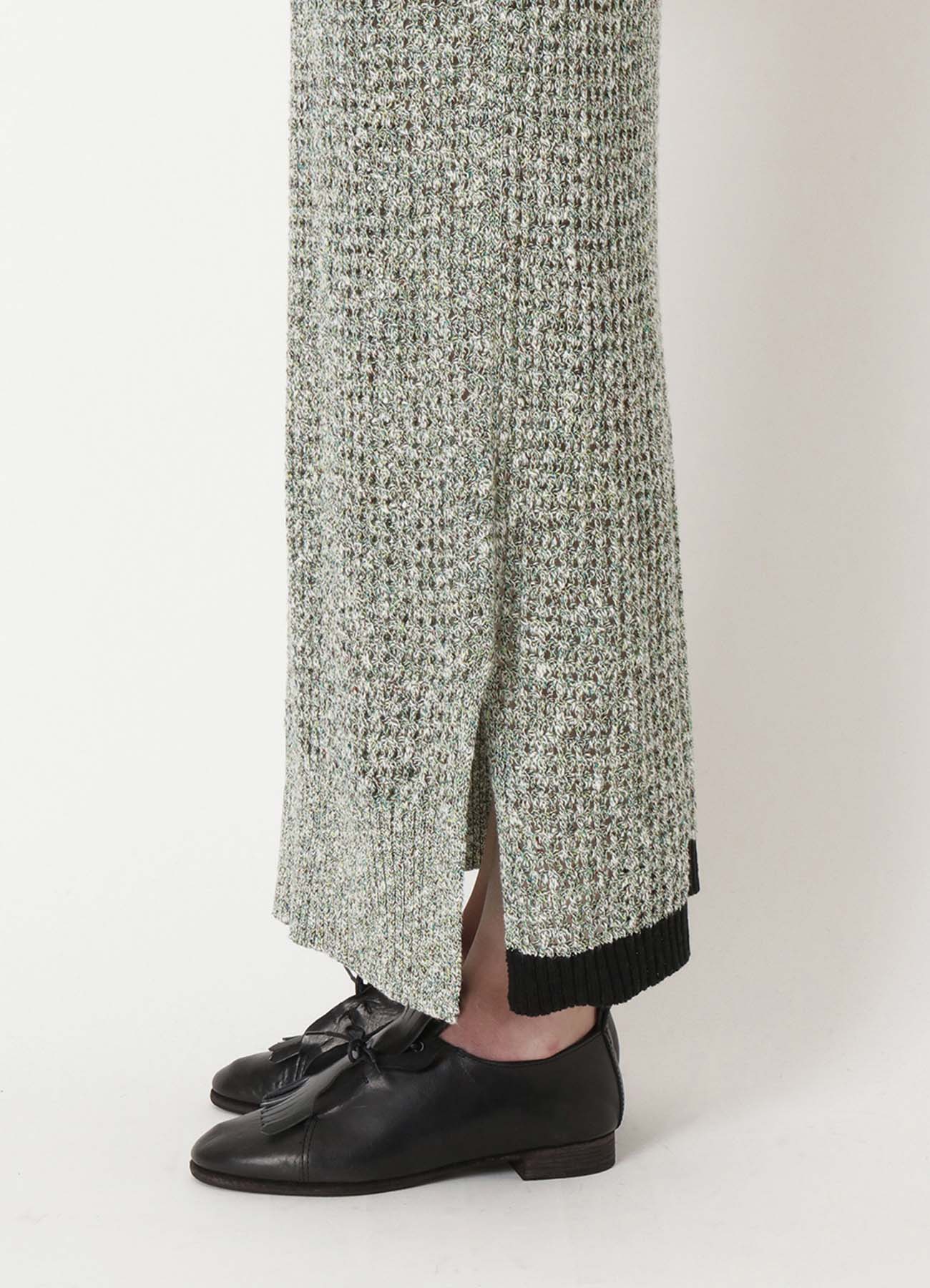 RISMATbyY's RIB COLOURED SLEEVE LESS DRESS