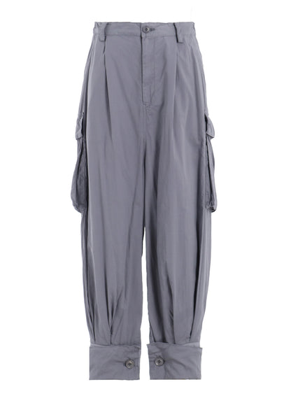 COTTON LAWN GARMENT DYE KHEM CUFFS CARGO PANTS