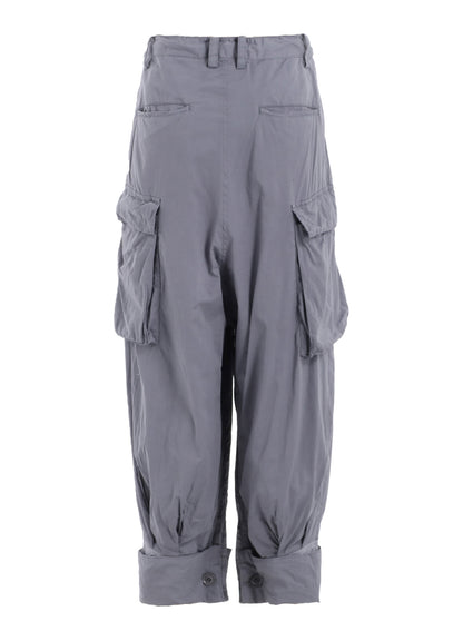 COTTON LAWN GARMENT DYE KHEM CUFFS CARGO PANTS