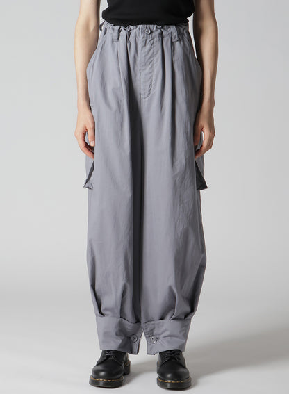 COTTON LAWN GARMENT DYE KHEM CUFFS CARGO PANTS