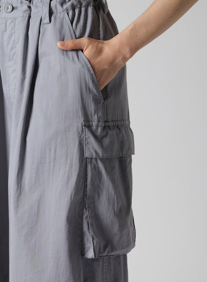 COTTON LAWN GARMENT DYE KHEM CUFFS CARGO PANTS