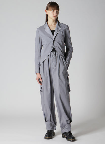 COTTON LAWN GARMENT DYE KHEM CUFFS CARGO PANTS