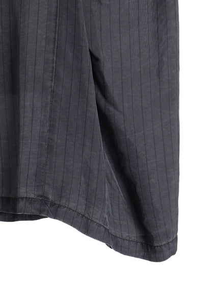 CUPRO STRIPE CARGO SKIRT