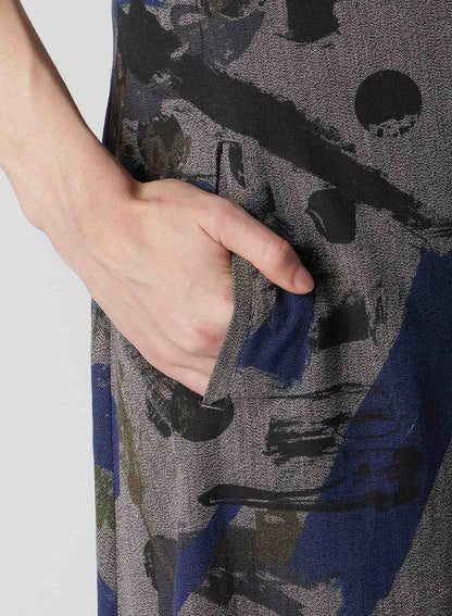 HEATHER POLKA DOT SUSPENDER SKIRT